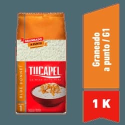 Arroz Tucapel Grado 1 Grano Largo Ancho 1 K