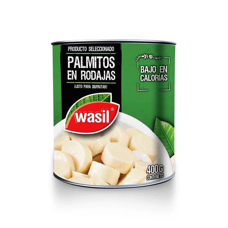Conserva Palmitos En Rodaja Wasil 400 G