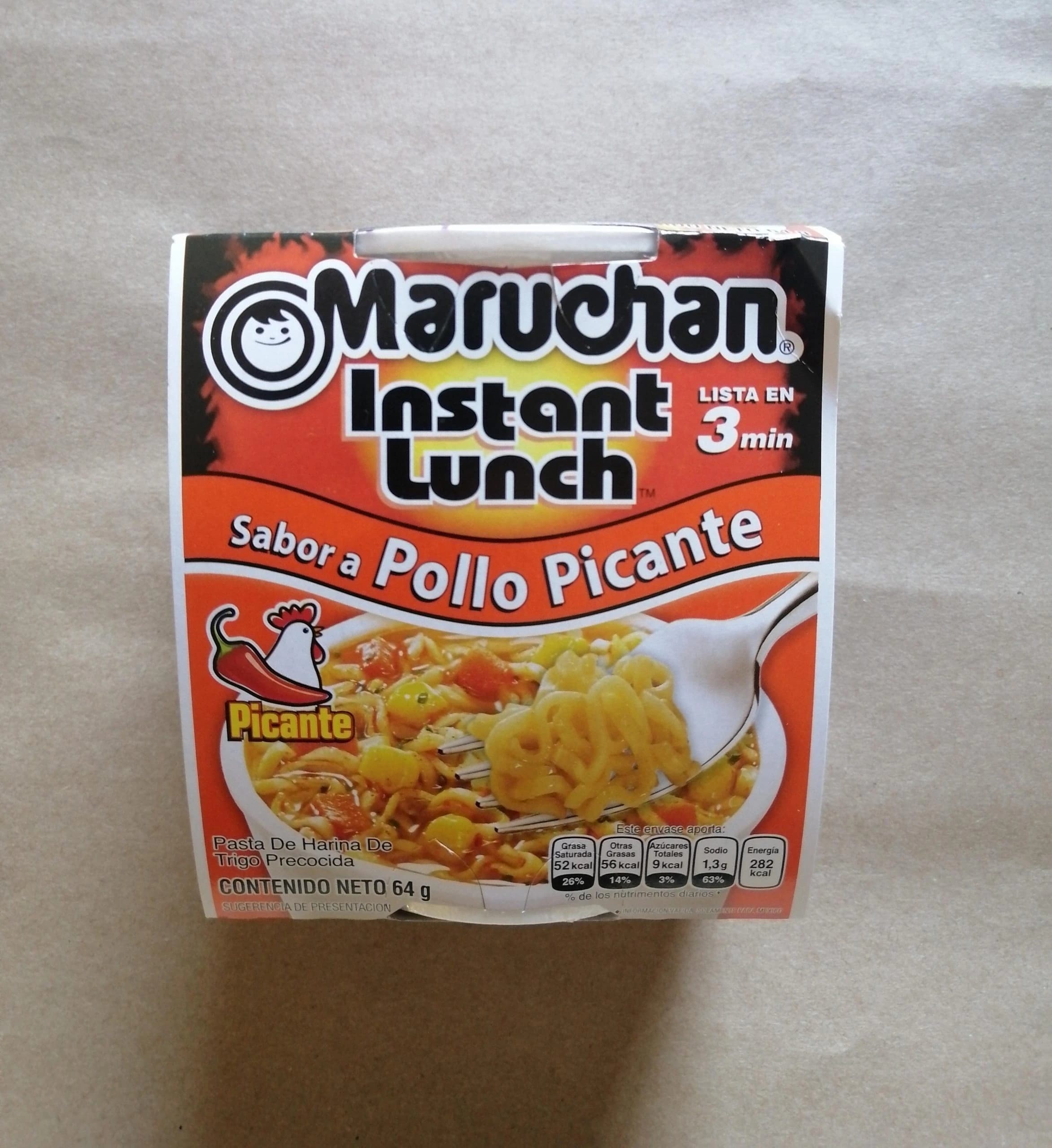 Sopa Maruchan Sabor Pollo 64 G