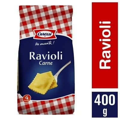 Pasta Ravioli Carne 400 G Carozzi
