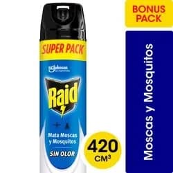 Insecticida Raid Mata Moscas Sin Olor 259 G