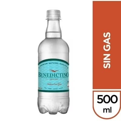 Agua Benedictino Sin Gas 500 Ml