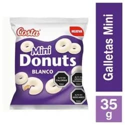 Galleta Mini Donuts Chocolate 40 G Costa
