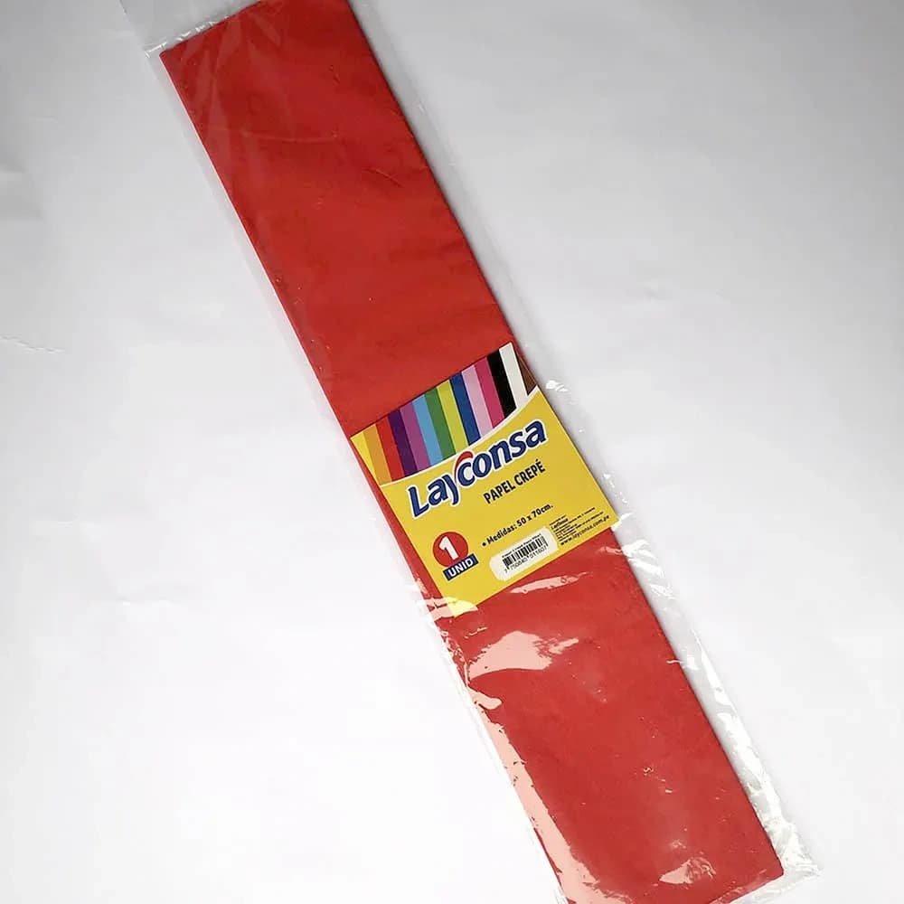 Papel Crepe Rojo