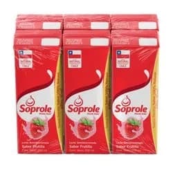Leche Soprole Frutilla 200 Ml