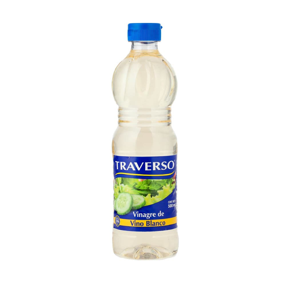 Vinagre De Vino Blanco Traverso 500 Ml