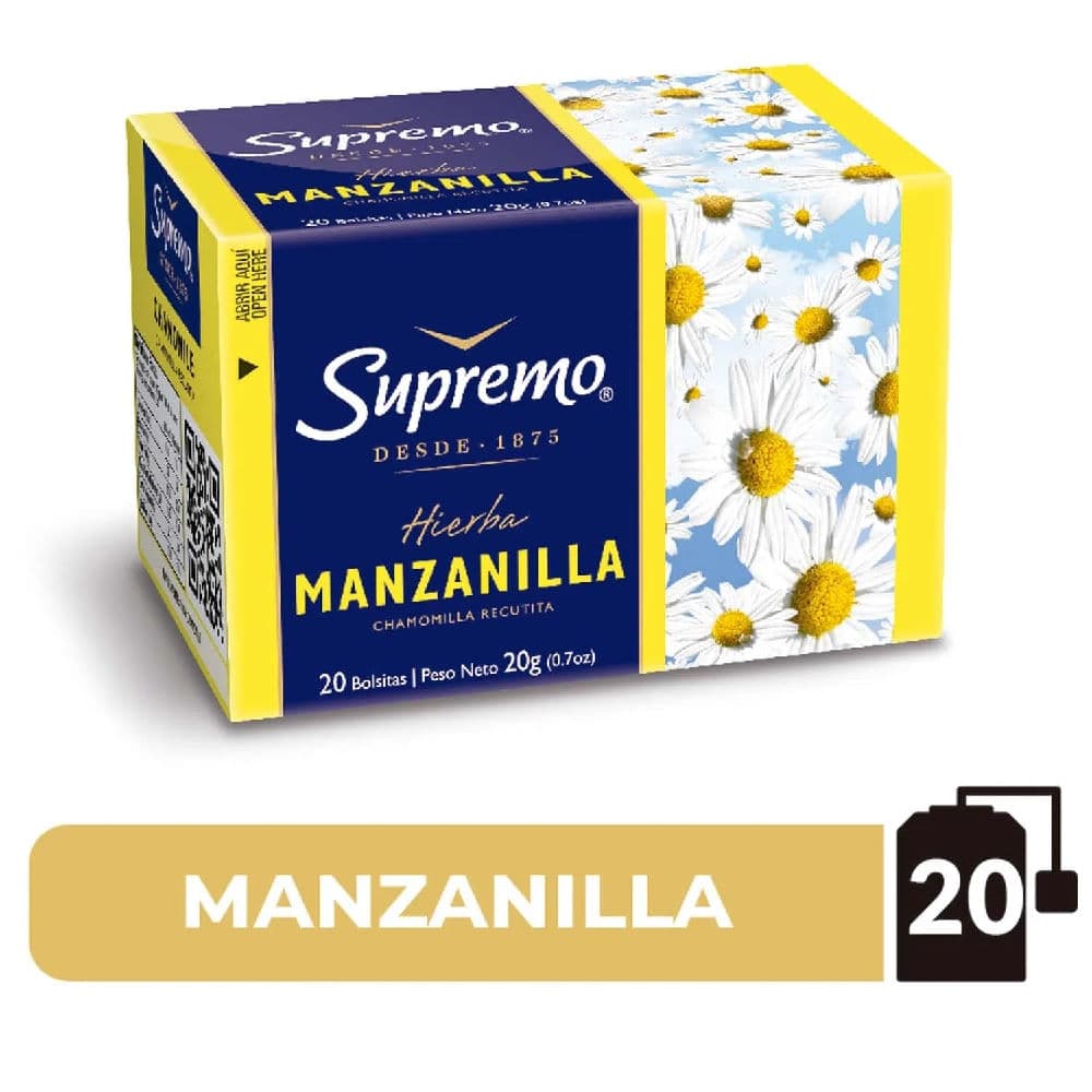Te Supremo Manzanilla 20 Bolsitas G