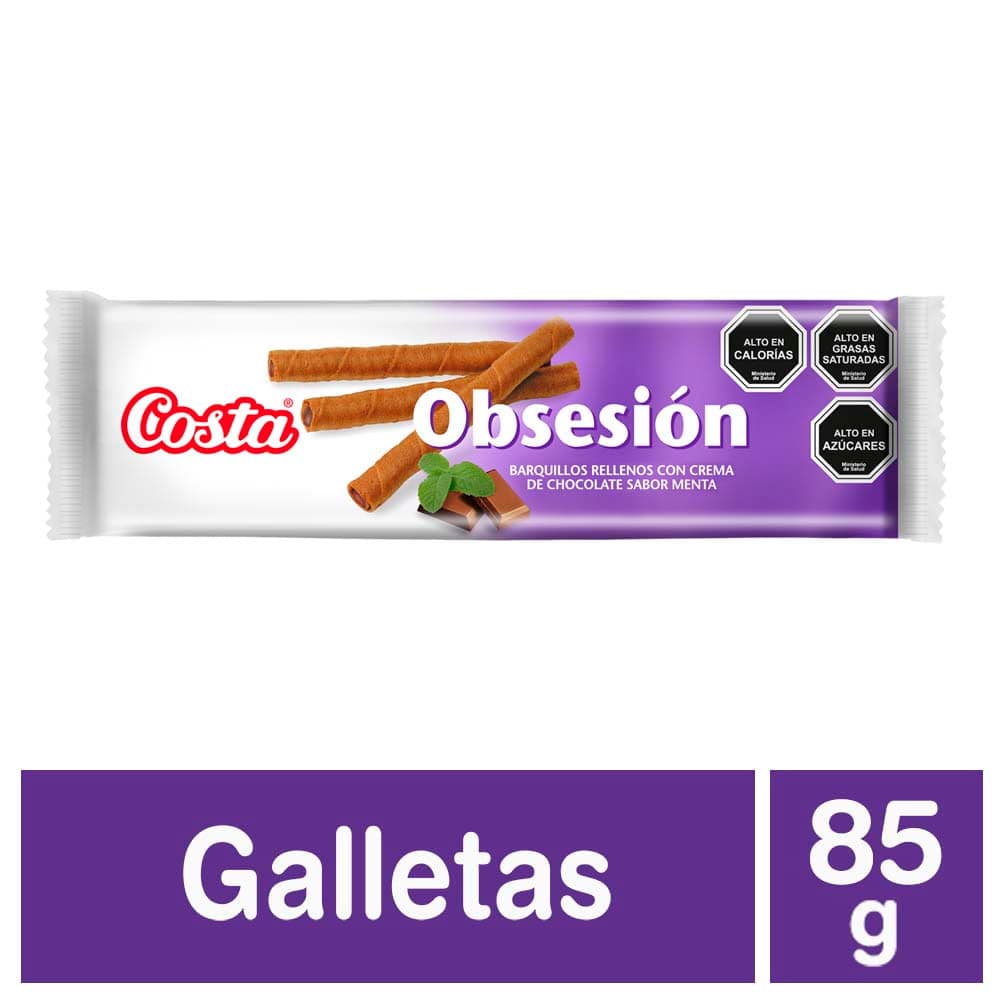 Galleta Obsesion Costa Chocolate Y Menta 85 G
