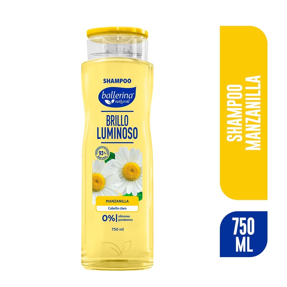 Shampoo Ballerina Manzanilla Brillo Luminoso 50Ml