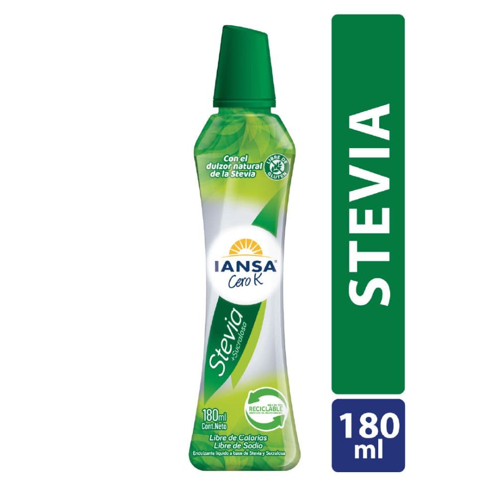 Endulzante Estevia + Sucralosa Iansa 180 Ml