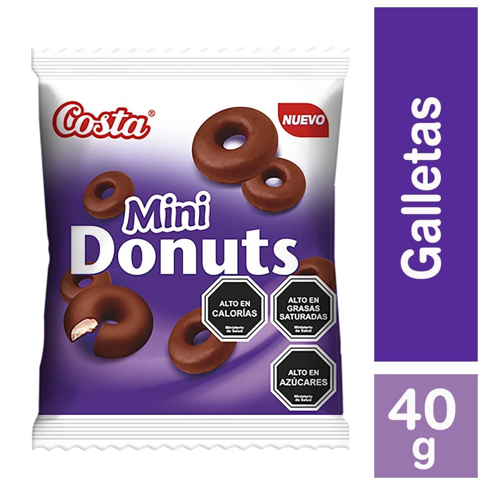 Galleta Mini Donuts Costa Chocolate 40 G