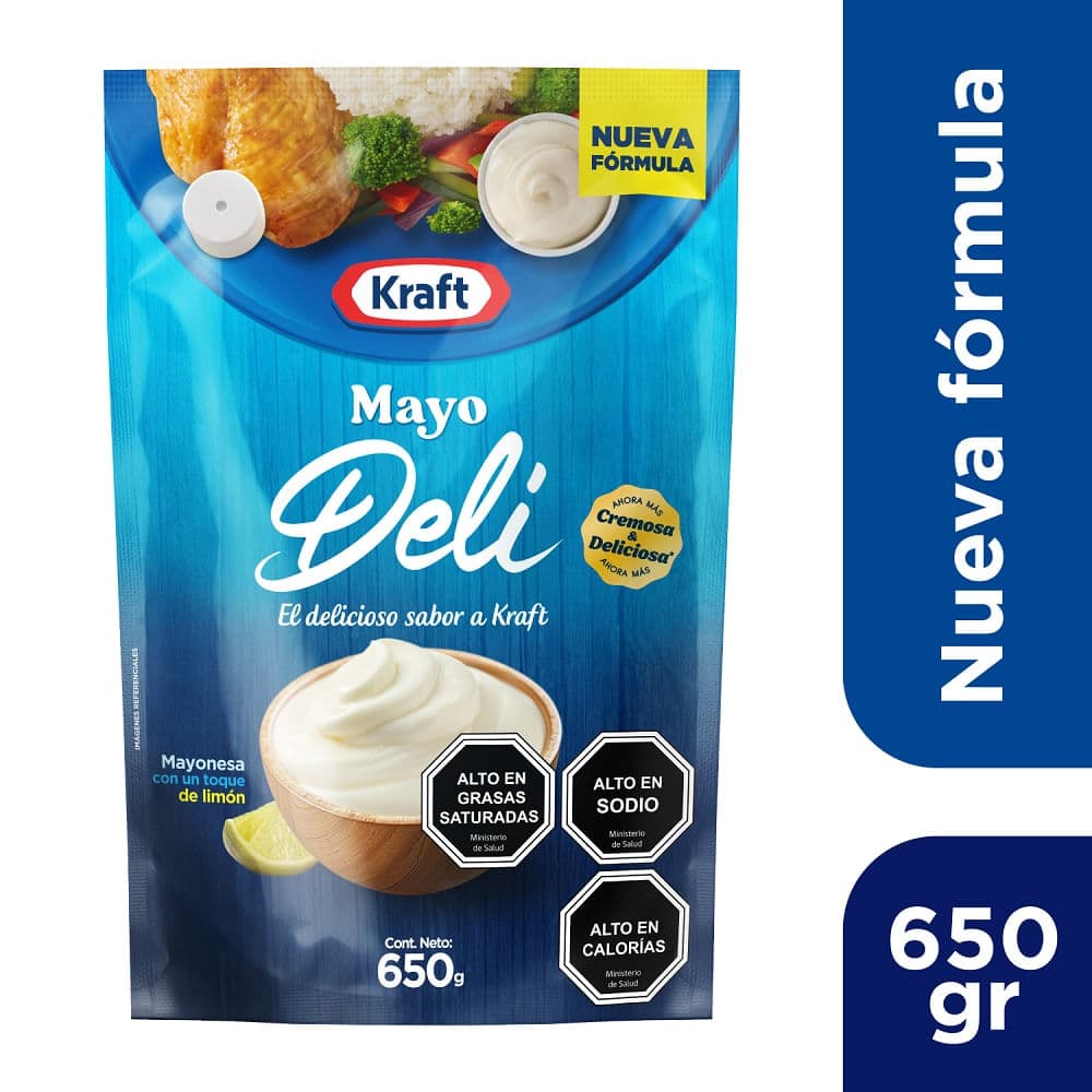 Mayonesa Kraft Deli 650 G