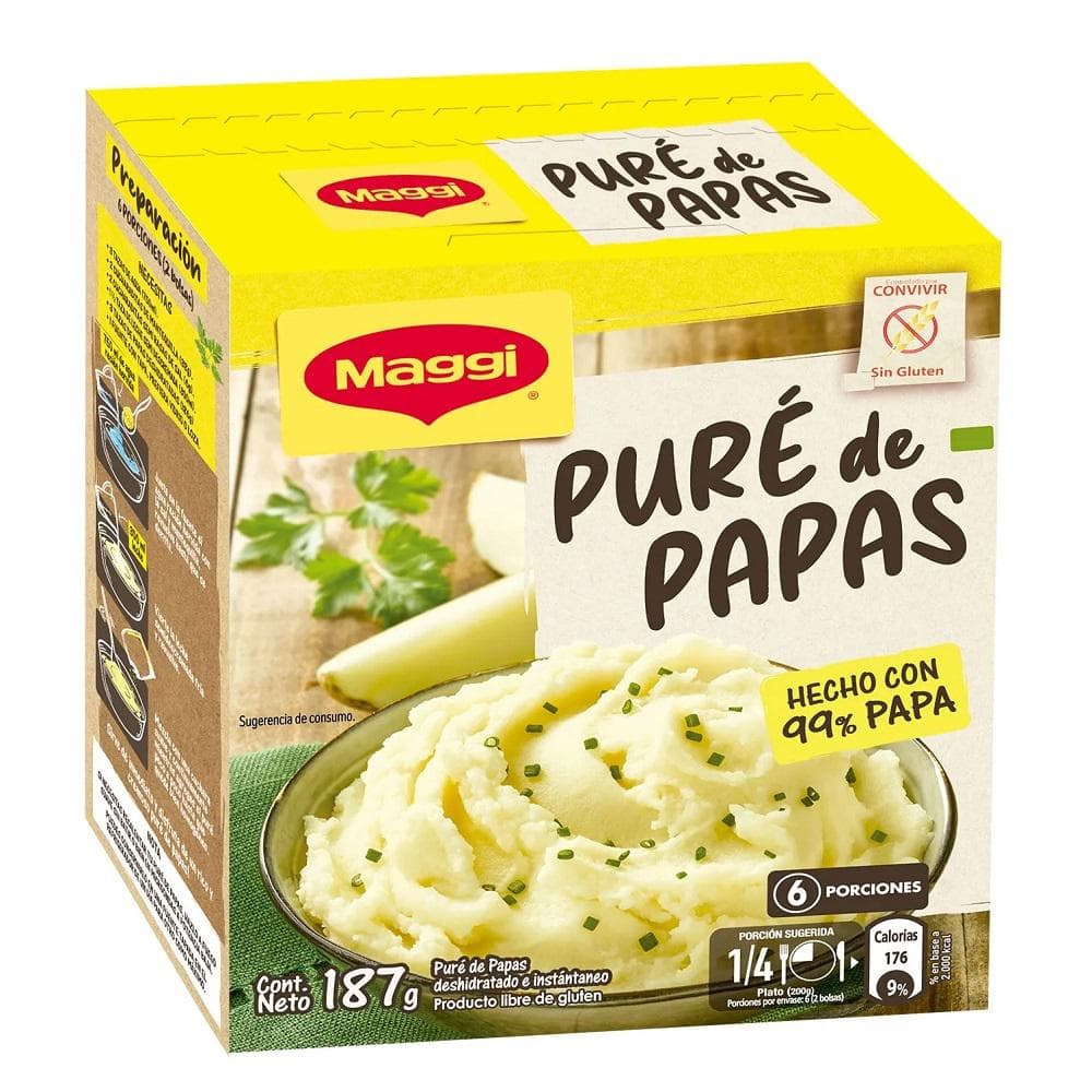 Pure De Papas Maggi 187 G