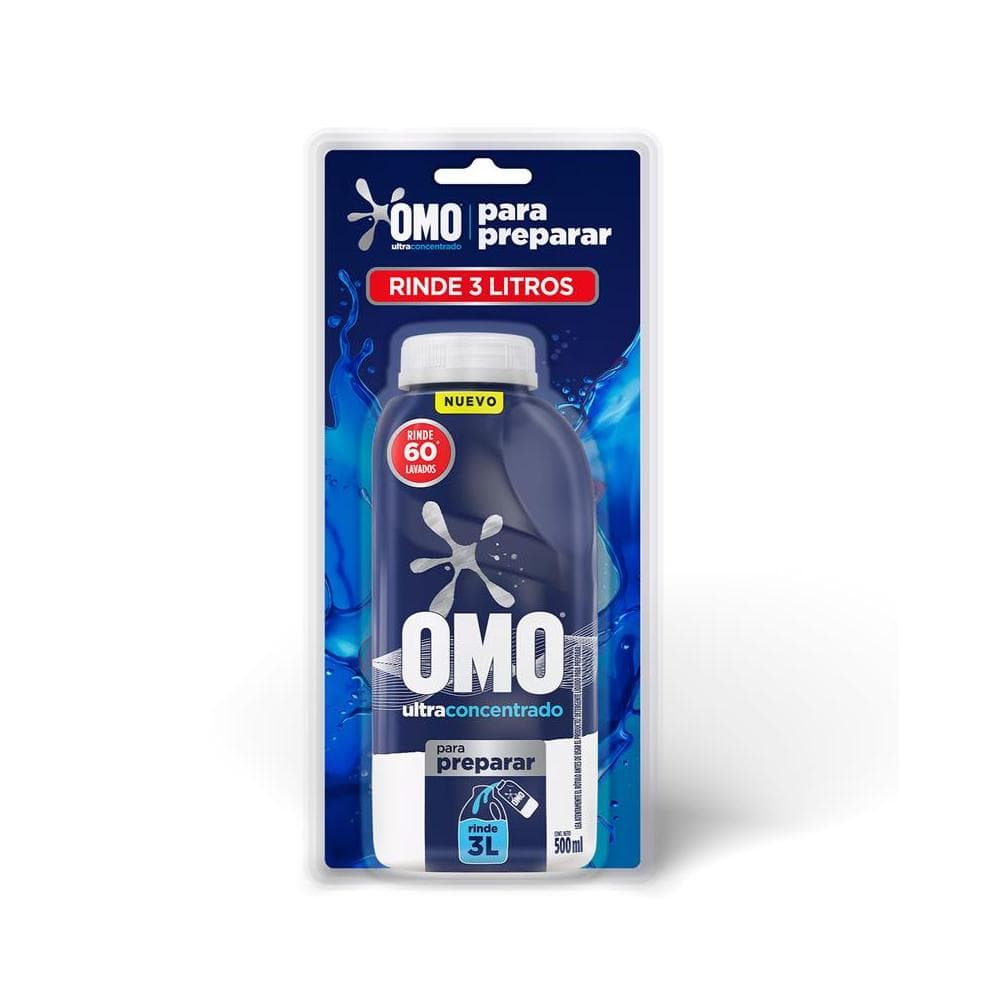 Detergente Omo Ultra Concentrado 500 Ml