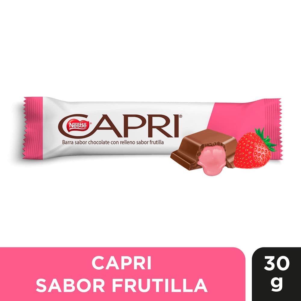 Chocolate Capri Nestle Frutilla 30 G