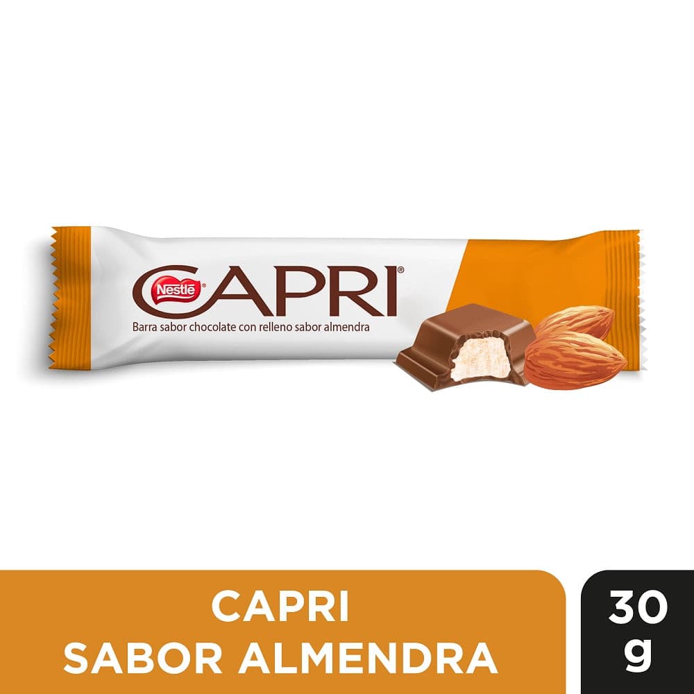 Chocolate Capri Nestle Almendra 30 G
