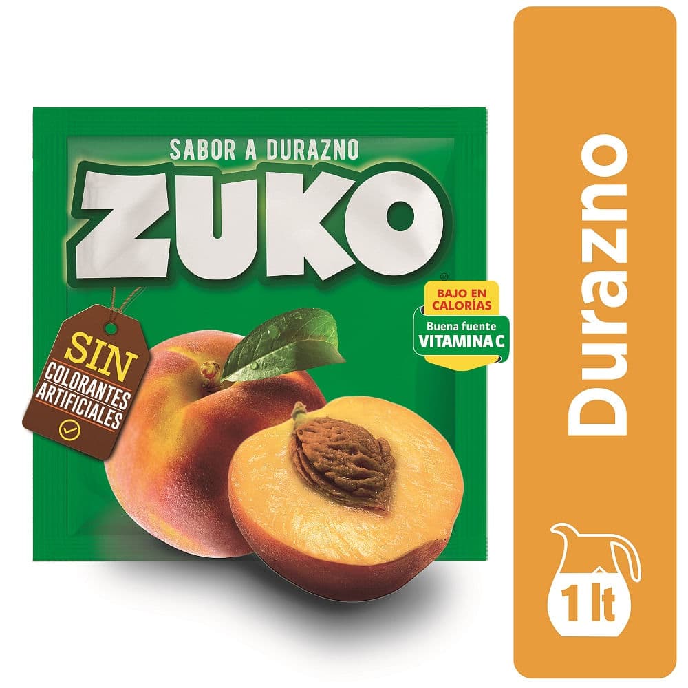 Jugo en Polvo Zuko Durazno
