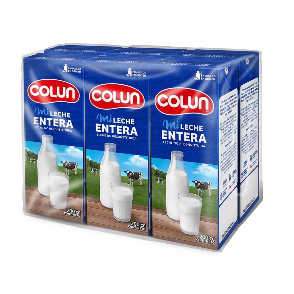 Leche Colun Entera 200 Ml