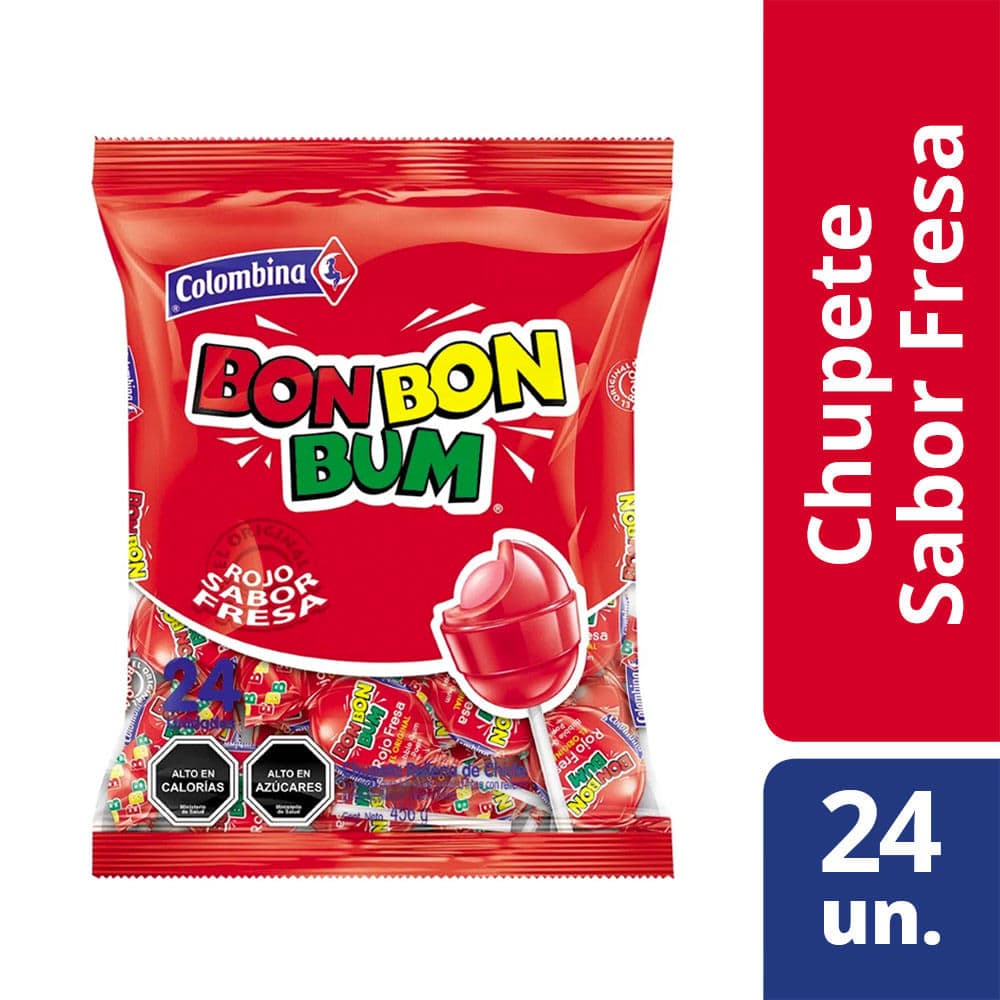 Caramelo Bonbonbum Fresa 456 G