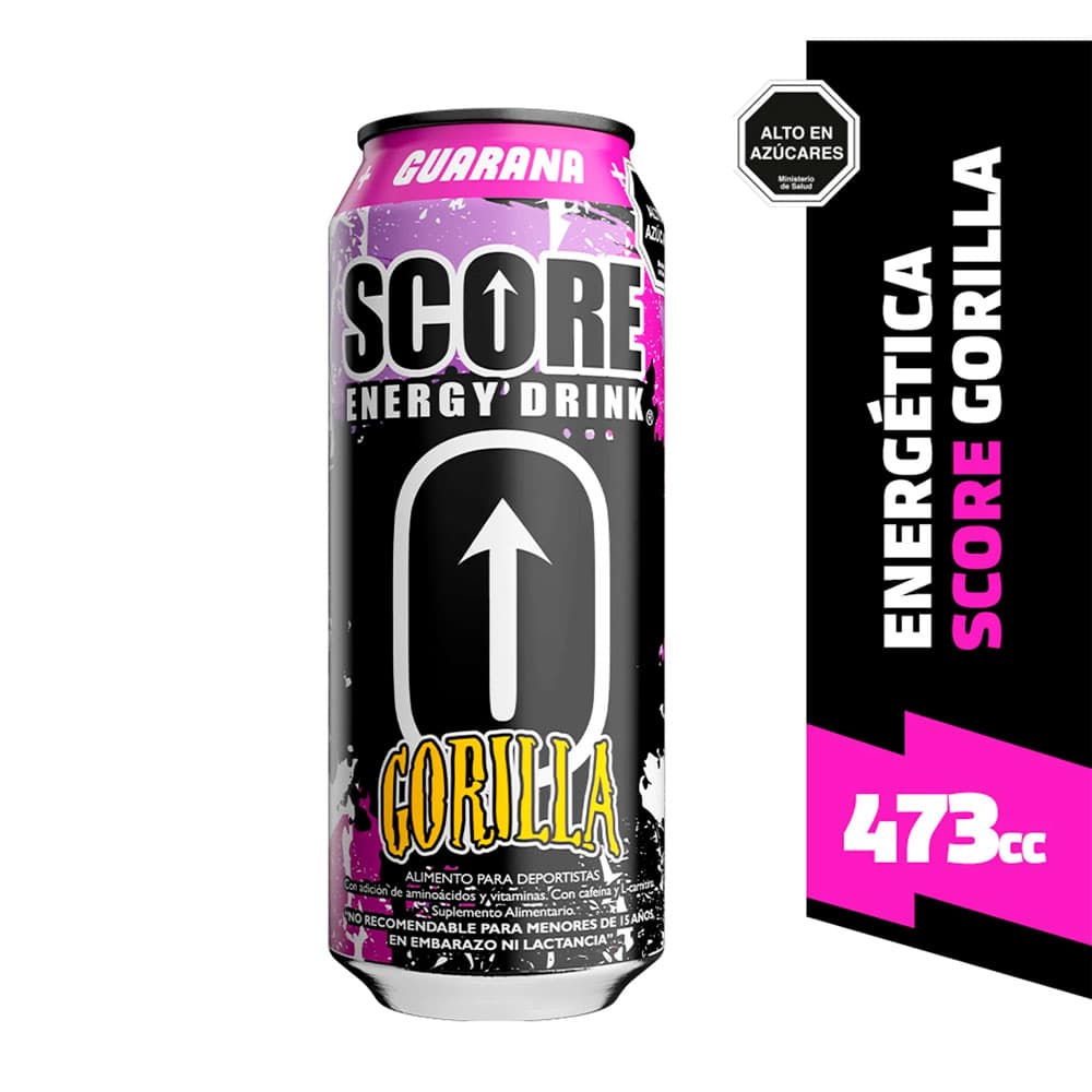 Bebida Energetica Score Gorilla Guarana