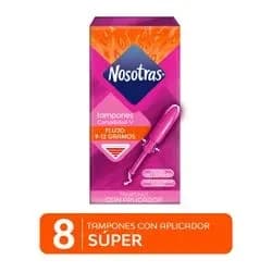 Tampones Nosotras Aplicador 8 Un