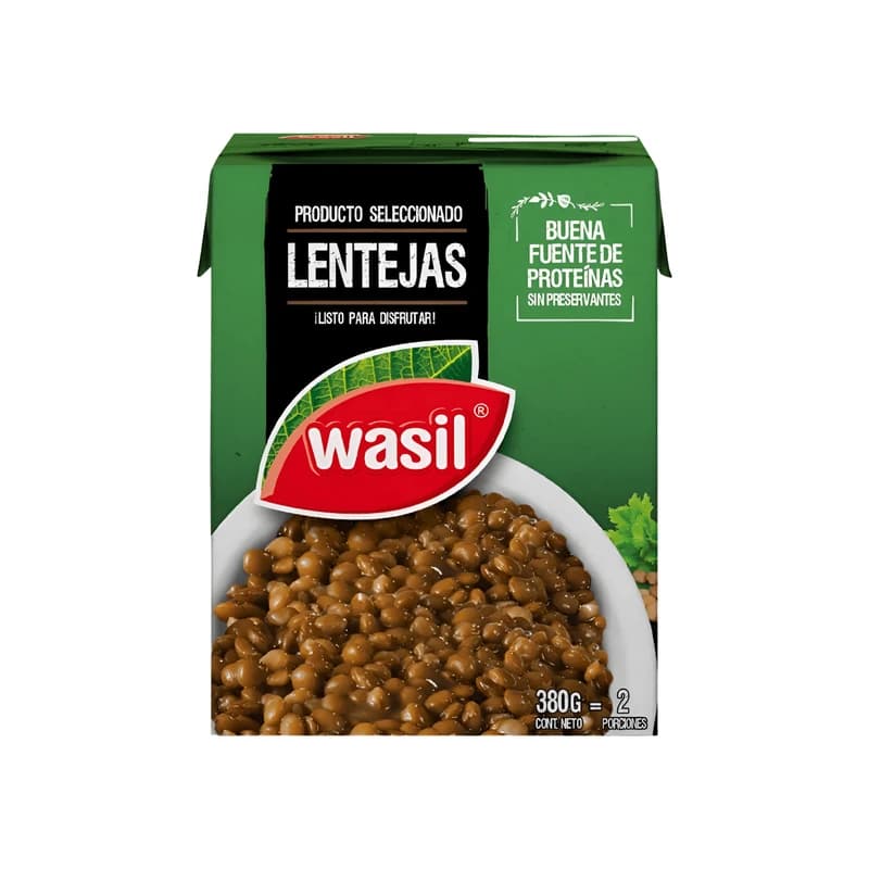 Legumbre Wasil Lentejas 380 G
