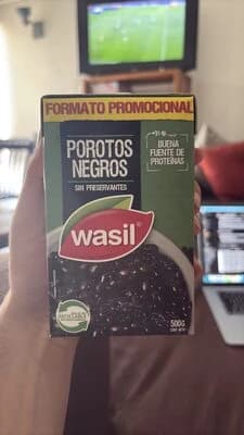 Legumbre Wasil Porotos Negros 380 G