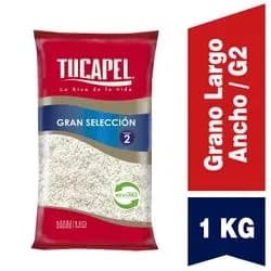 Arroz Tucapel Grado 2 Grano Largo Ancho 1 Kg