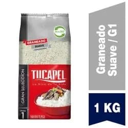 Arroz Tucapel Grado 1 Grano Largo Ancho 1 Kg