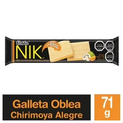 Galleta Nik Costa Chirimoya Alegre 71 G