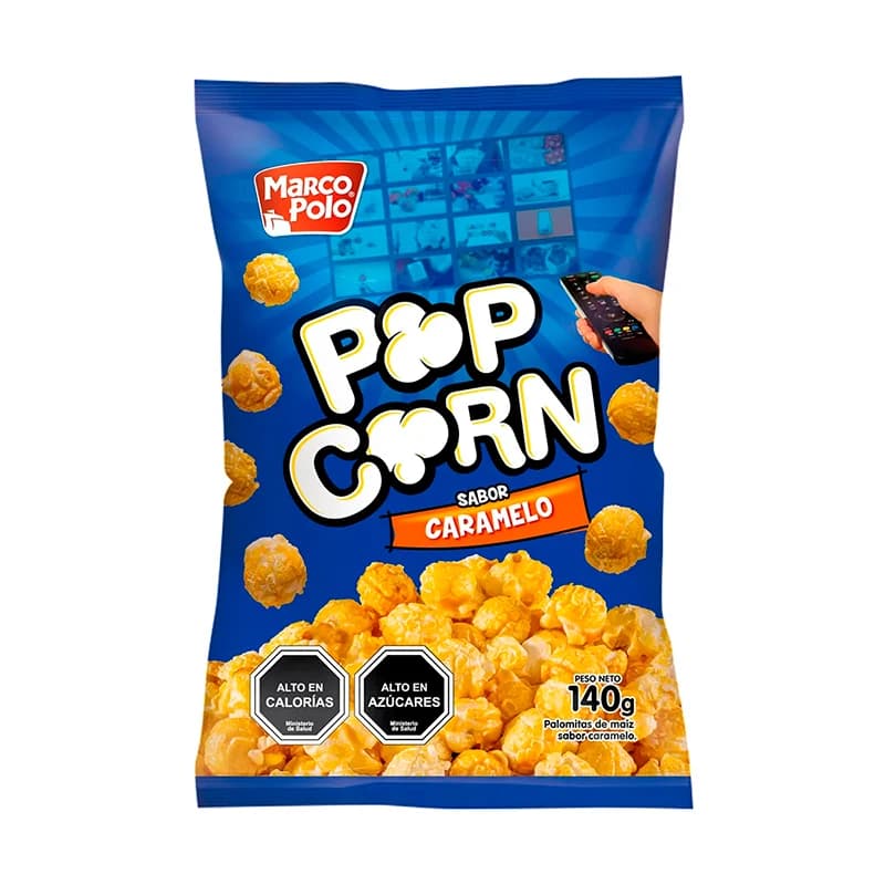 Pop Corn Caramelo Marco Polo 140 G