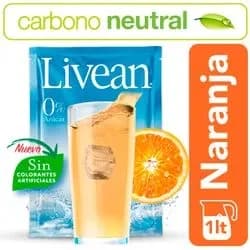 Jugo En Polvo Livean Naranja