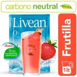 Jugo En Polvo Livean Frutilla