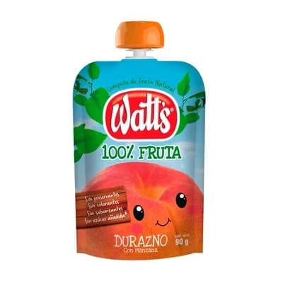 Compota Watts Durazno 90 G