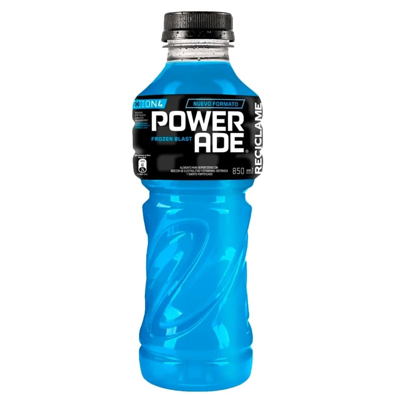 Bebida Isotonica Powerade Frozen Blast Desechable 850 Ml