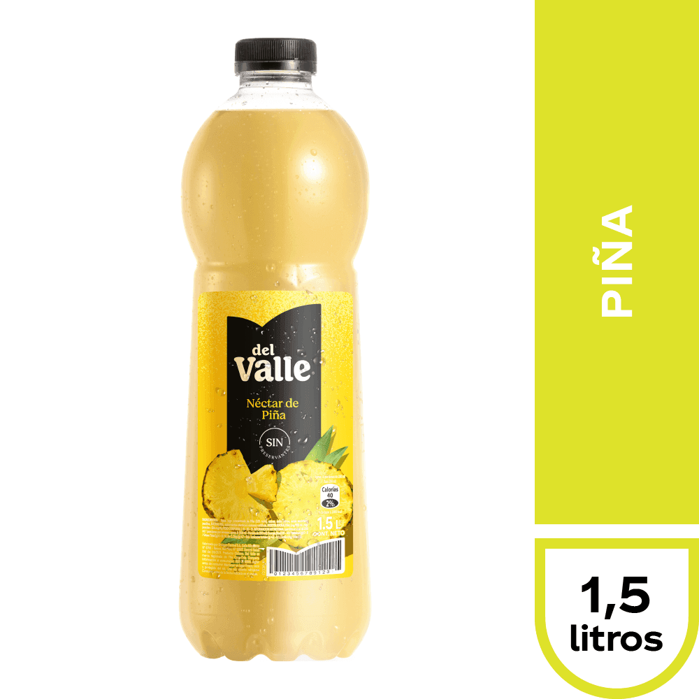 Bebida Nectar Del Valle Pina Desechable 1.5 L