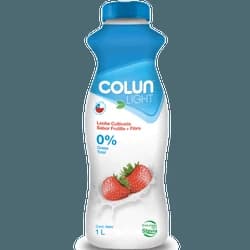 Leche Cultivada Light Fibra Colun Frutilla 1 L
