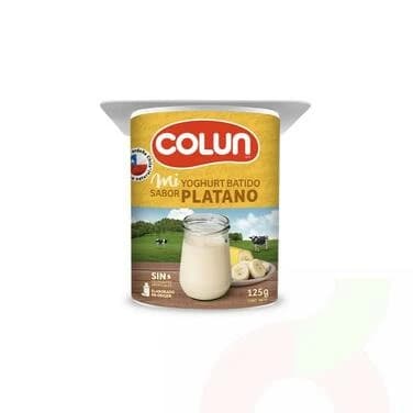 Yogurt Colun Platano 1 Kg