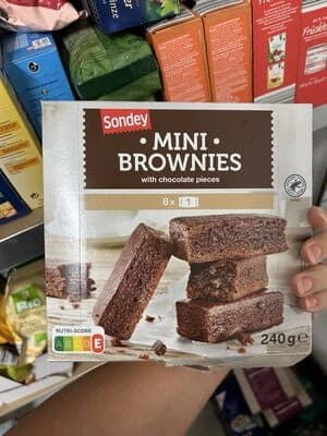 Brownie Cacao Y Nueces