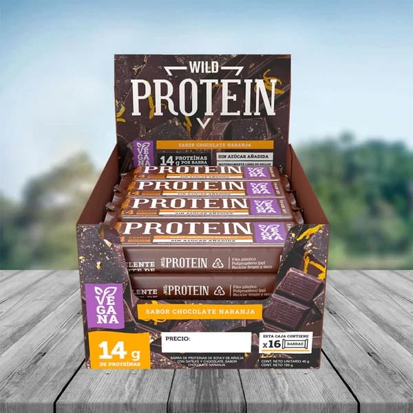 Barra Protein Wild Foods Choco Naranja 45 G