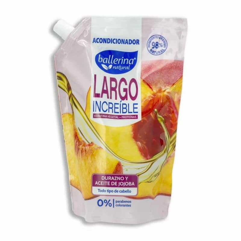 Acondicionador Ballerina Durazno Y Aceite Jojoba 750Ml