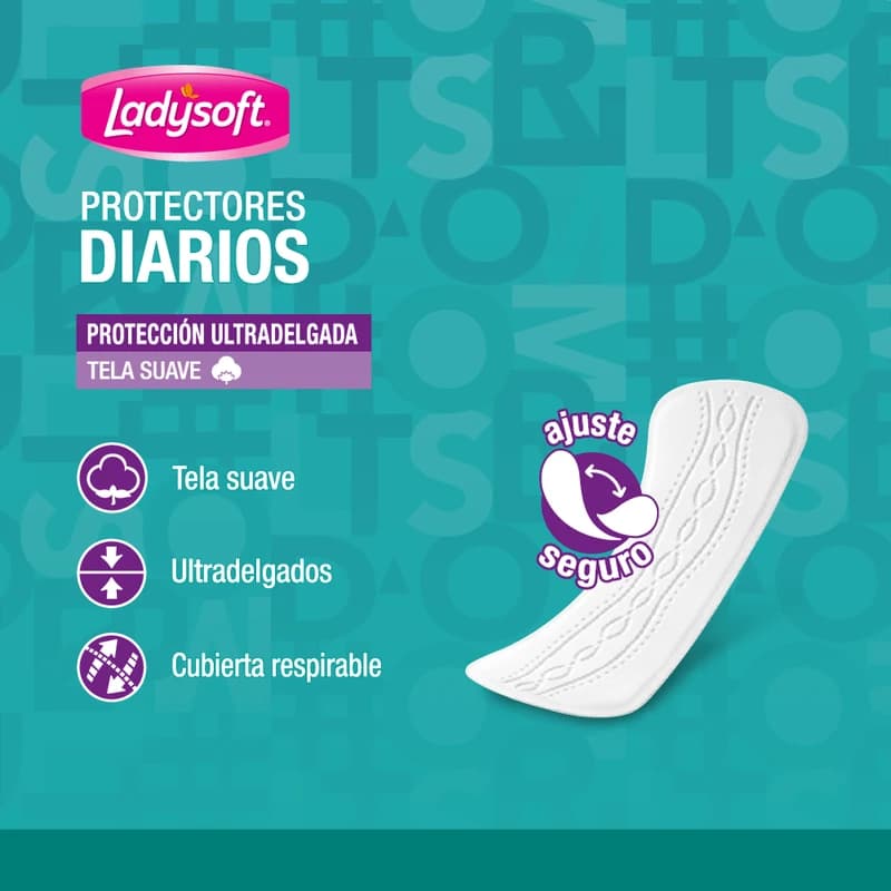 Protector Diario Ultra Delgado Ladysoft 20 Un