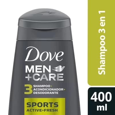 Shampoo Dove Men +Care Clasico 400 Ml