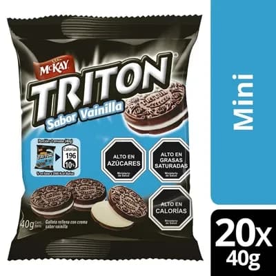 Galleta Triton Mini Vainilla 120 G