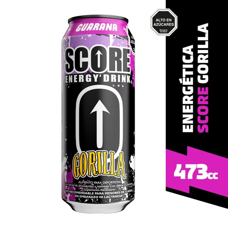 Bebida Energetica Score Gorilla Guarana