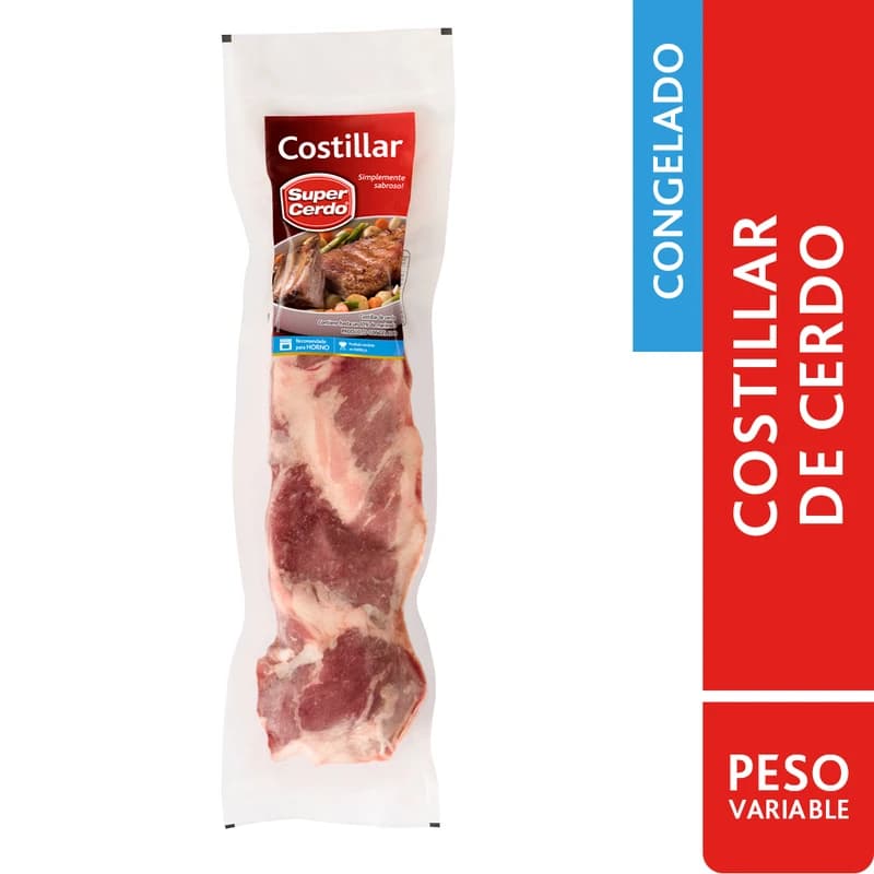 Costillar Cerdo Congelado Agrosuper 1.228G Aprox C/U