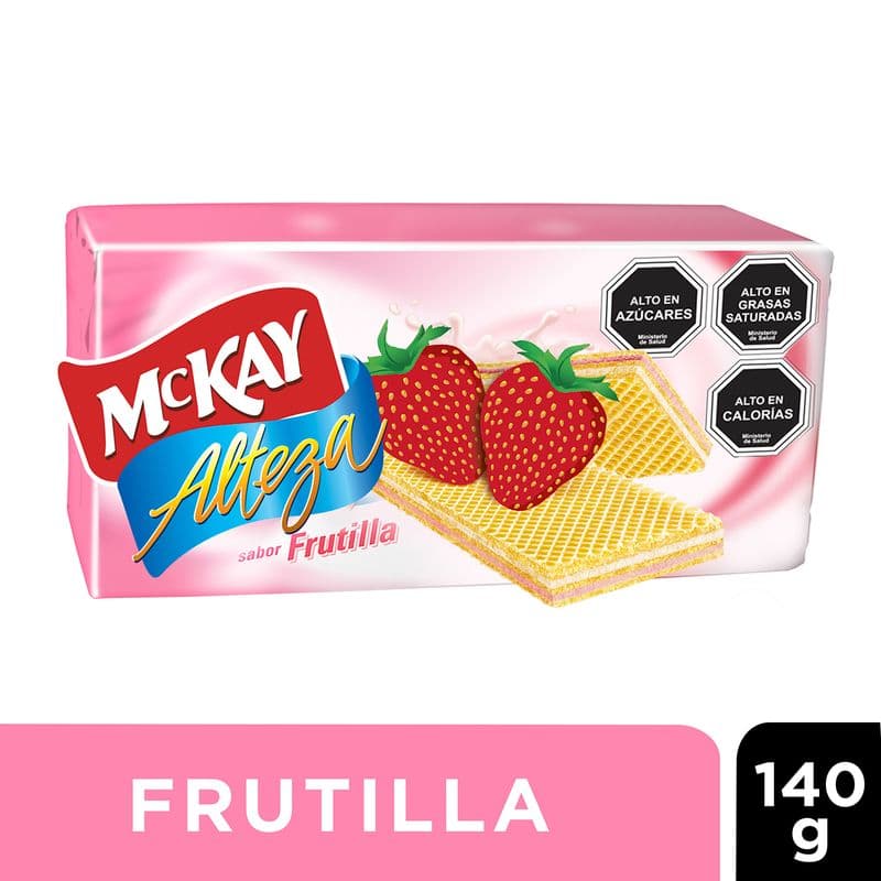 Galleta Alteza Mckay Frutilla 140G