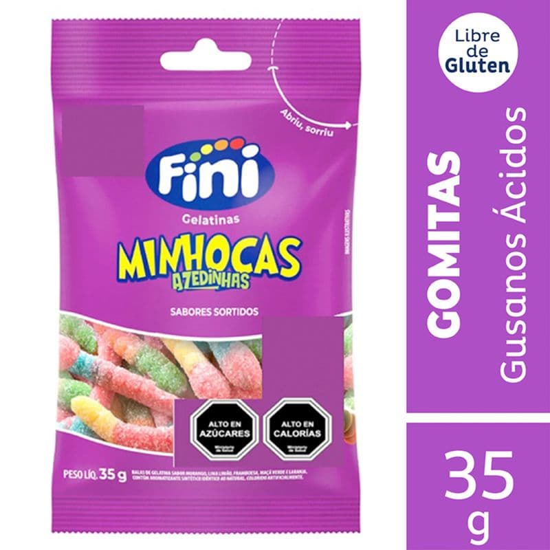 Gusanos Acidos Gusanos 35 G