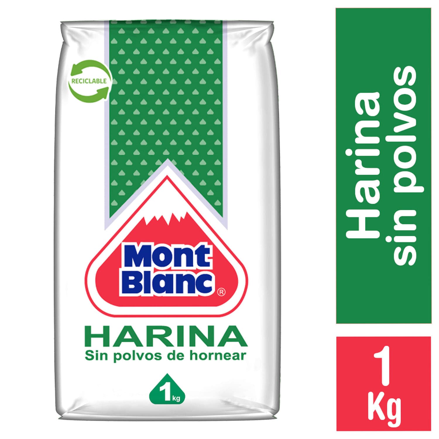 Harina Montecarlo Mont Blanc Con Polvos 1 Kg