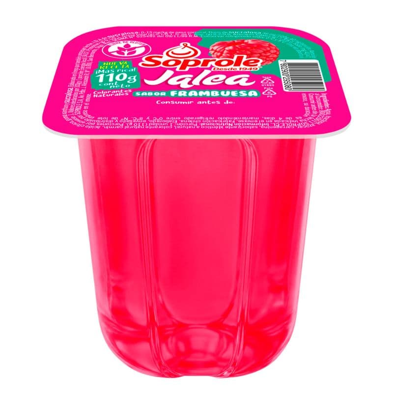 Postre Jalea Soprole Frambuesa 110 G